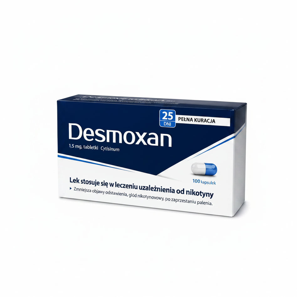 Desmoxan 1,5 mg kapsulės, 100 vnt. – pagalba metantiems rūkyti